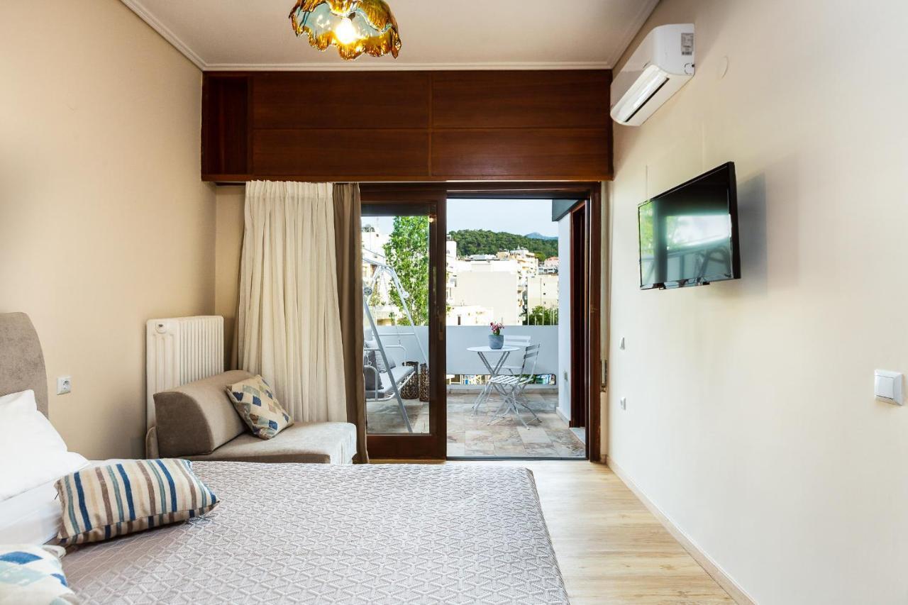 Private Apartment In Rethymnon Town Center Exteriör bild