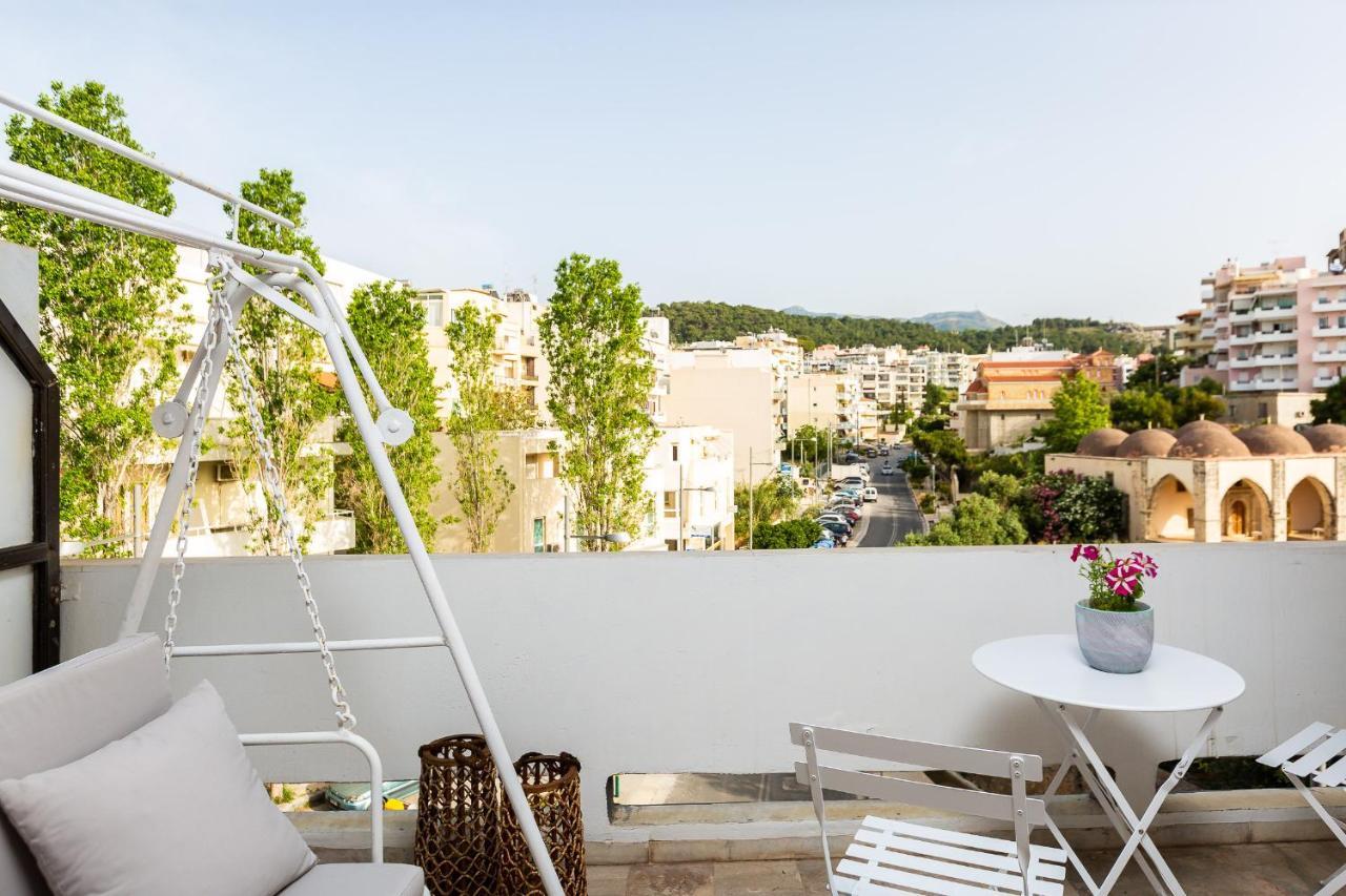 Private Apartment In Rethymnon Town Center Exteriör bild